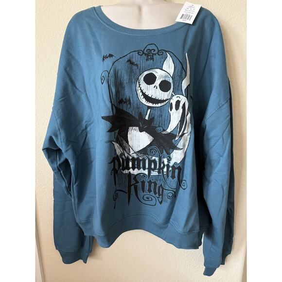 Disney's Nightmare Before Christmas Jack Zero Pumpkin King Sweatshirt Size 2X - Picture 2 of 4